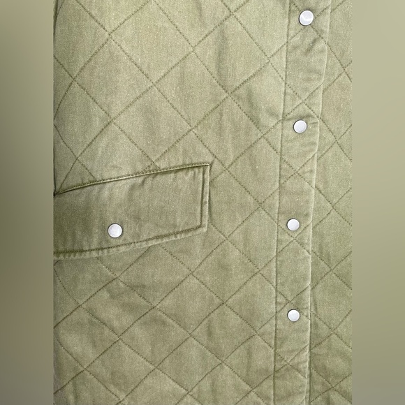 NWT Joie Quilted Barncoat Style Jacket Oversized Cotton Women’s Medium - Picture 4 of 5